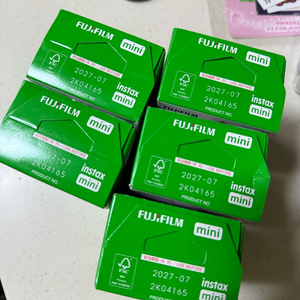 인스탁스 미니 필름 5박스 100매 일괄 판매