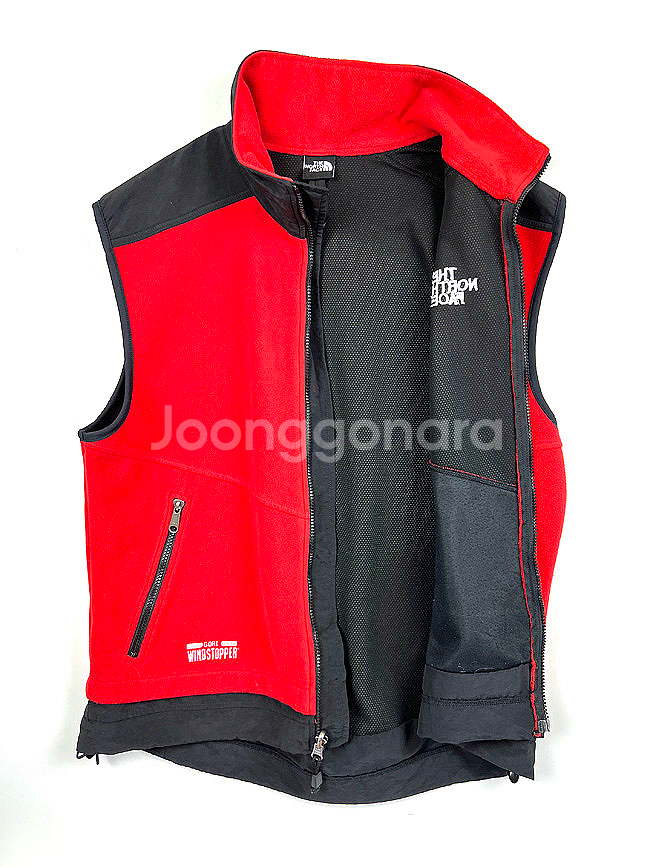 (100) 노스페이스 후리스 조끼--5