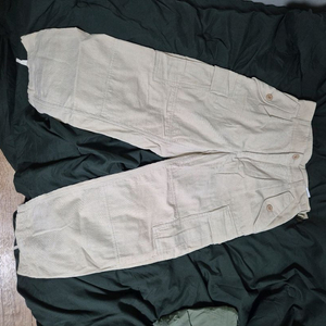 프리즘웍스 코듀로이 M65 필드 팬츠 크림 M(새상품)카고