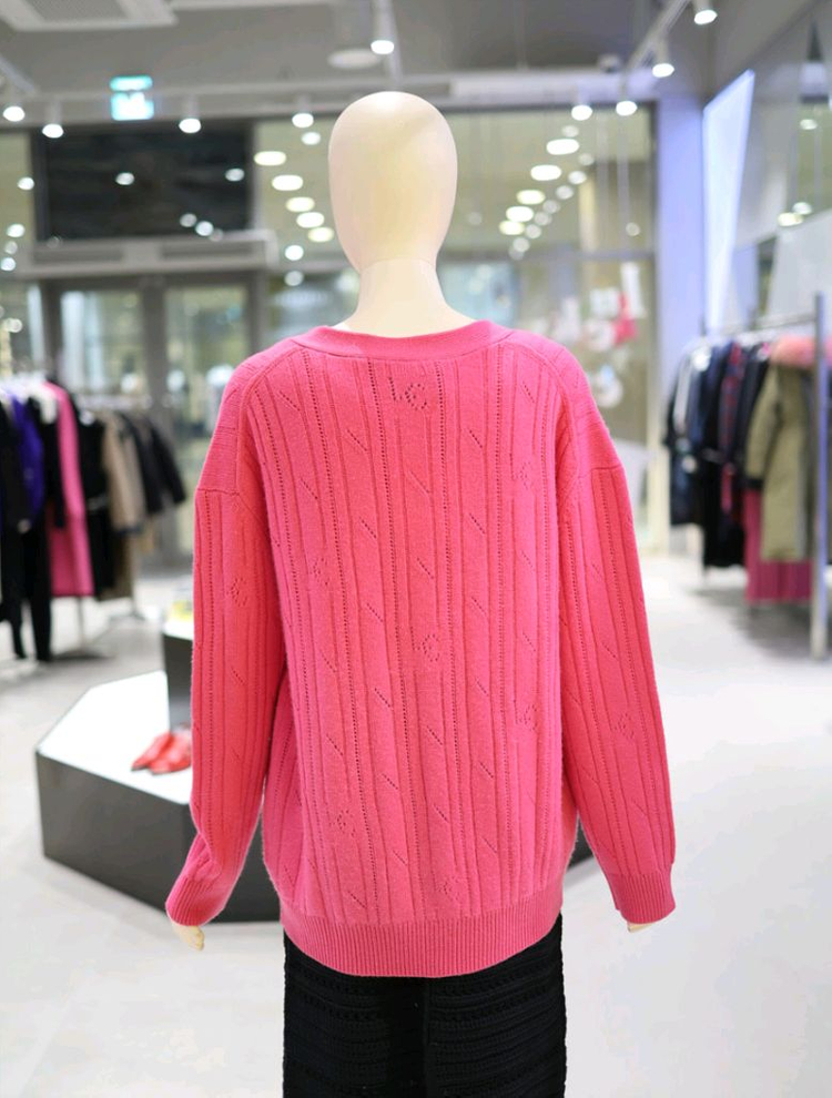 (새상품) 럭키슈에뜨 니트 가디건--1