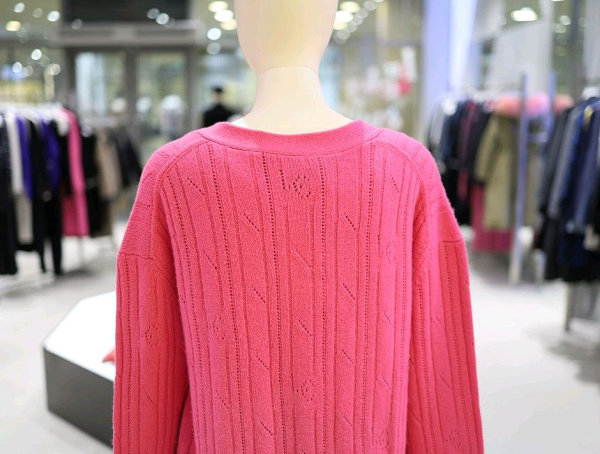 (새상품) 럭키슈에뜨 니트 가디건--7