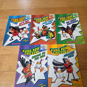 정품 쿵푸치킨 영어 원서 5권, 음원