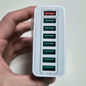 QC3.0 멀티 USB 충전기 7포트 고속충전