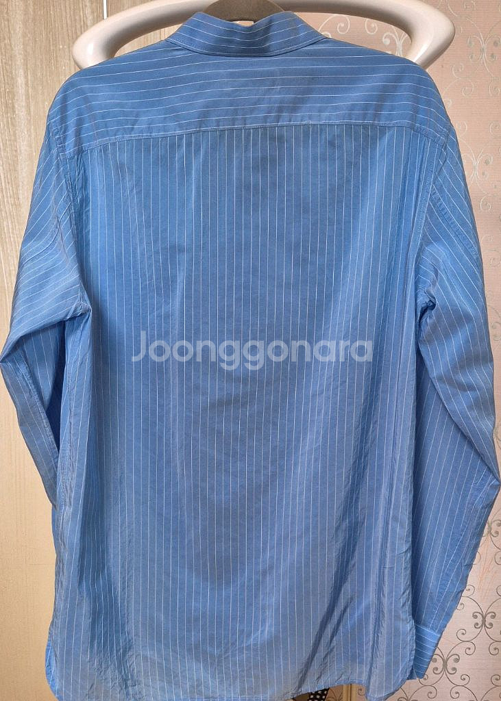 띠어리 블루 스트라이프 셔츠--8