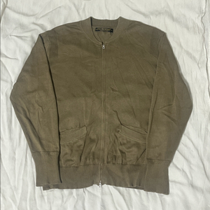 피그벨 밀리터리 코튼 집업 스웨터 카키올리브 2(100)