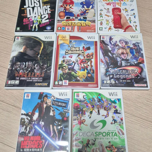 닌텐도위 시디 여러개 팝니다