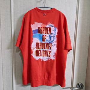 송지오옴므 가든 페인팅 티셔츠 다홍 48