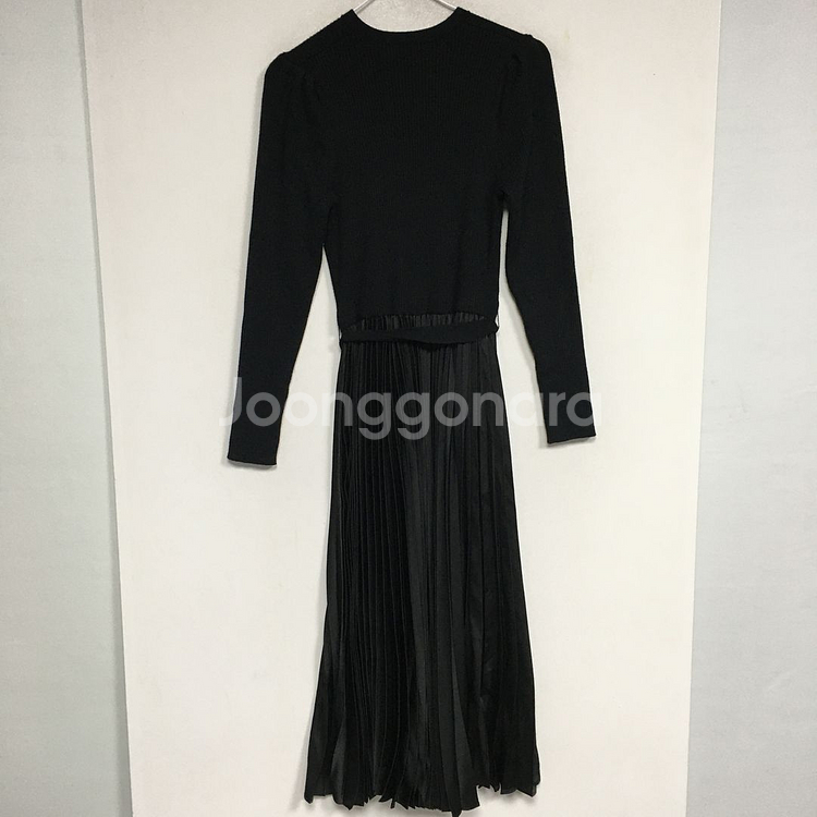 DEWL 듀엘 롱 플리츠 니트 원피스 F--4