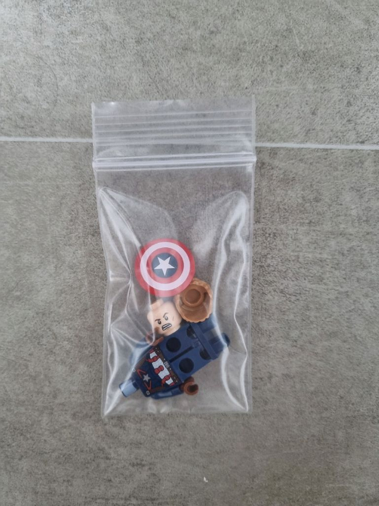 76047 레고 마블 캡틴아메리카 미니피규어 (미조립 새상품)--1