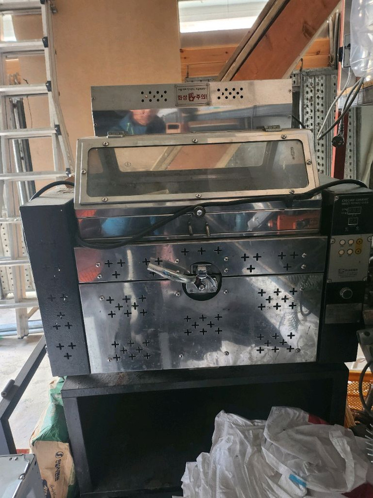 군고구마기계250만원 통돌이 밤구이기 130만원 뻥튀기기계 120만원 이미지