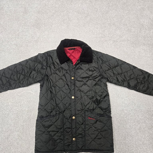 바버 키즈 퀼팅 자켓 M 카키 140사이즈