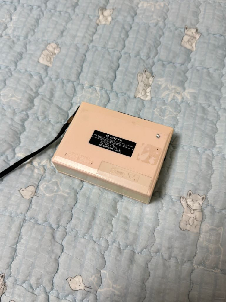 국산 롯데 워크맨 LPS-100 카세트 플레이어--1