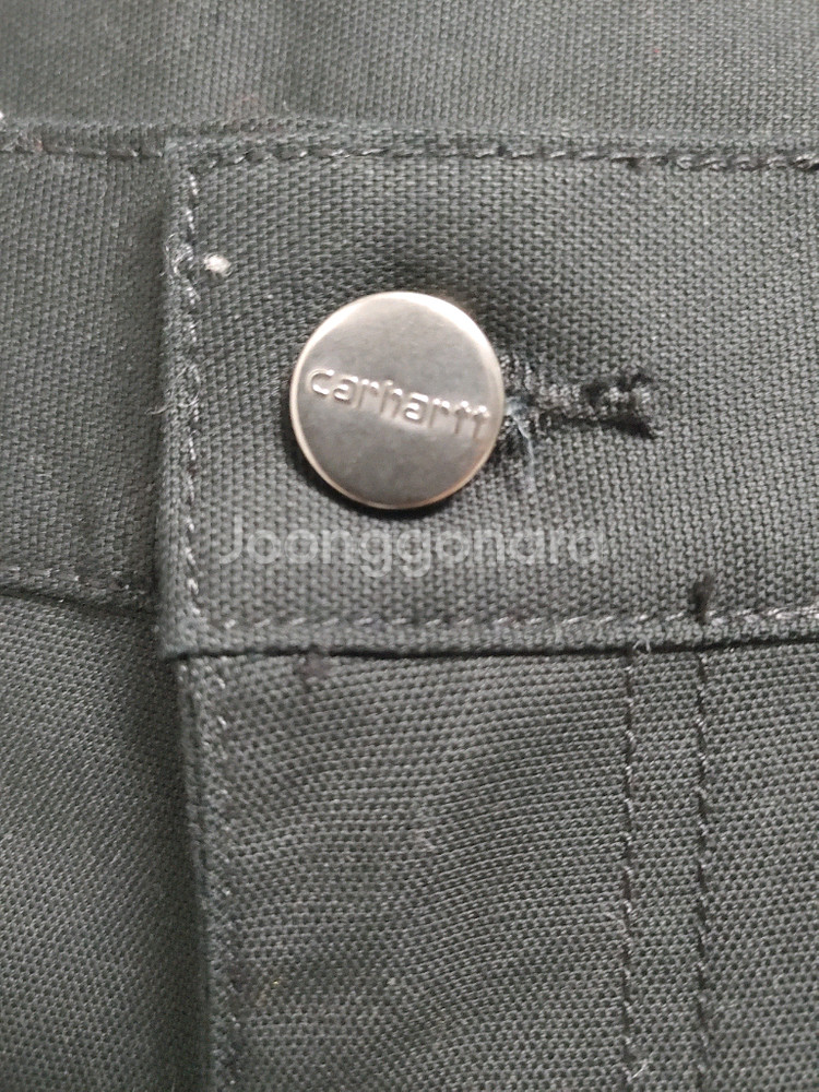 칼하트 블랙 싱글니 바지 최고좋음 -33사이즈--5