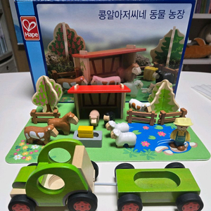 원목 콩알아저씨네 동물농장 장난감