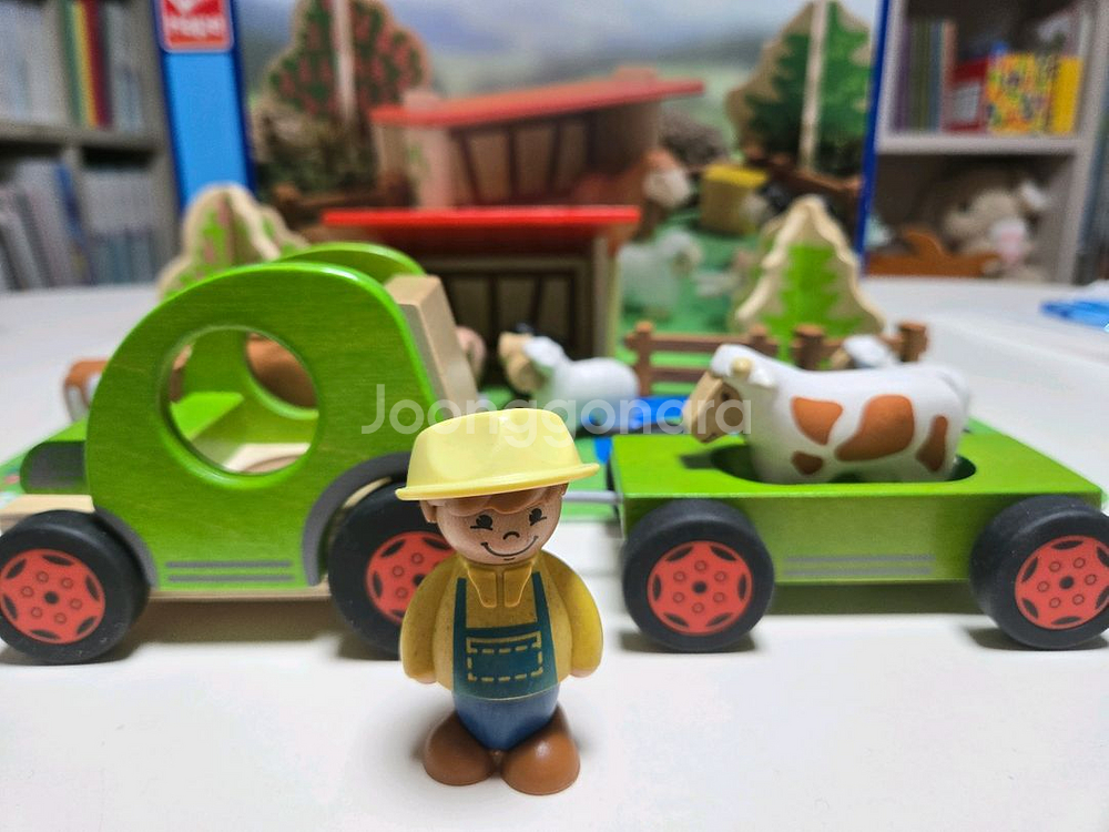 원목 콩알아저씨네 동물농장 장난감--1