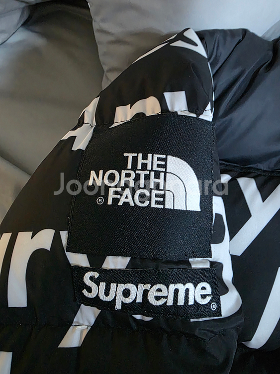 슈프림 노스페이스 레터링 눕시 L--2