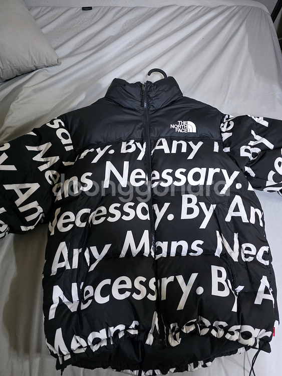 슈프림 노스페이스 레터링 눕시 L--0