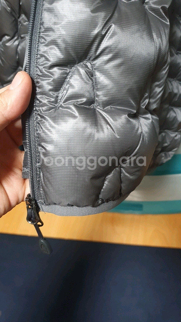 시에라디자인 하프돔 경량패딩 그레이 xl--4