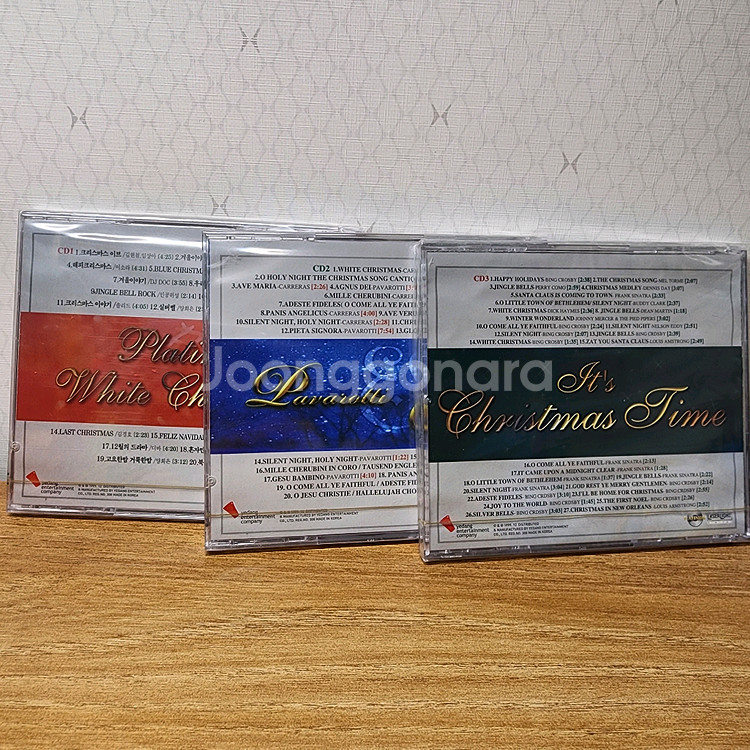 예당음반 크리스마스 시리즈 캐롤 팝송 한국가요앨범.3cd입니다. 미개봉 새상품.--2