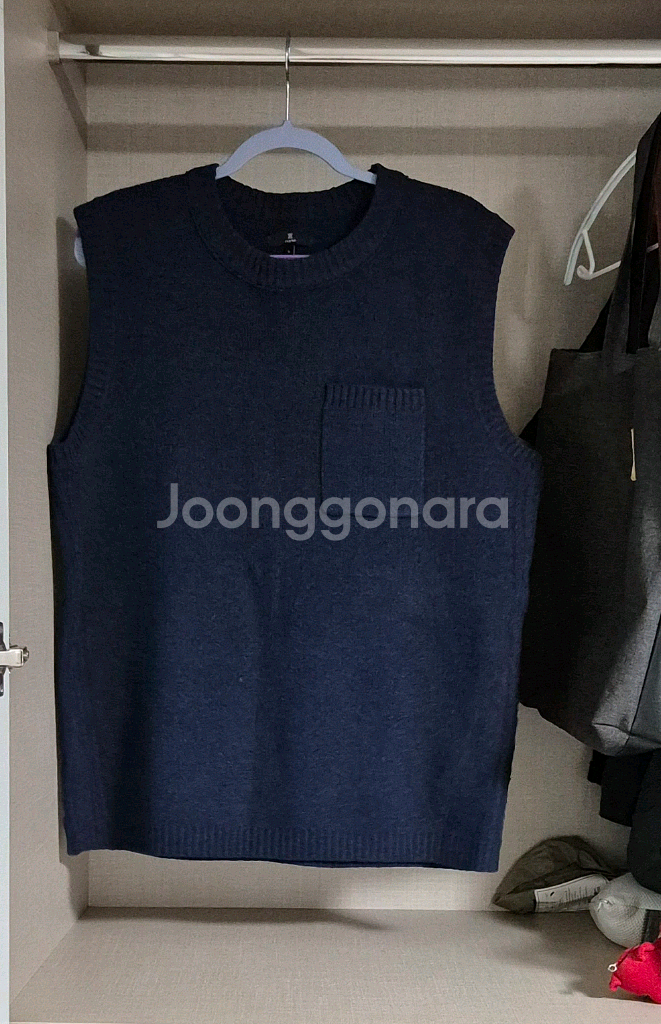 VASTIC 포켓 니트 베스트 L--1