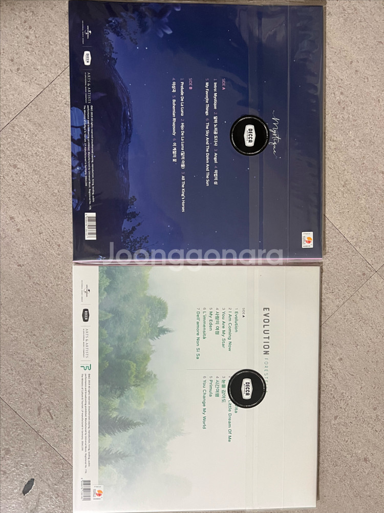 포레스텔라 1,2집 LP 미개봉 일괄판매합니다--1