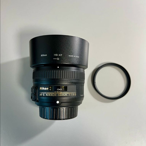 니콘 AF-S 50mm f/1.8G 렌즈 S급