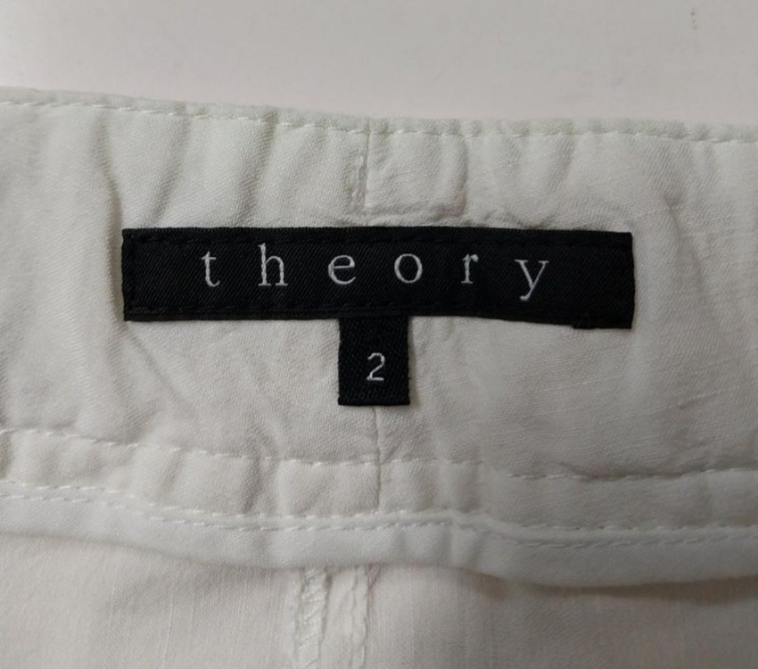 27)띠어리 Theory 백화점판 린넨 명품 크롭팬츠--5
