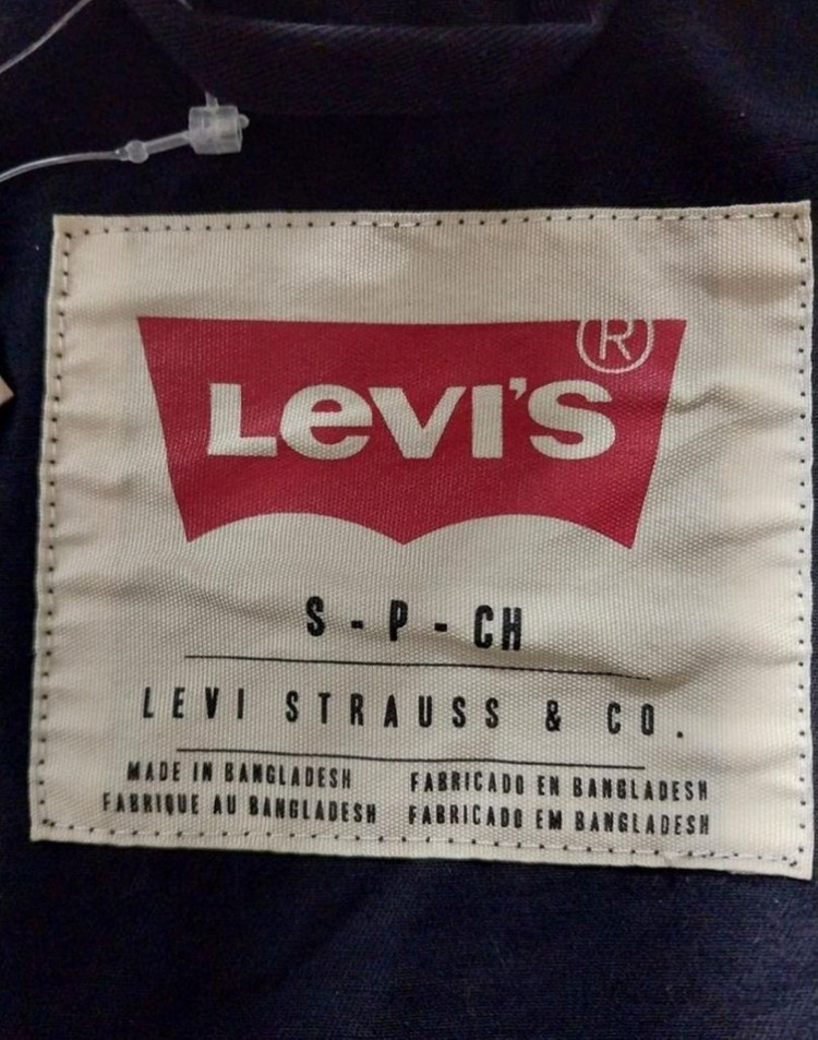 95)새상품)리바이스 코튼 후드 청자켓점퍼 이미지