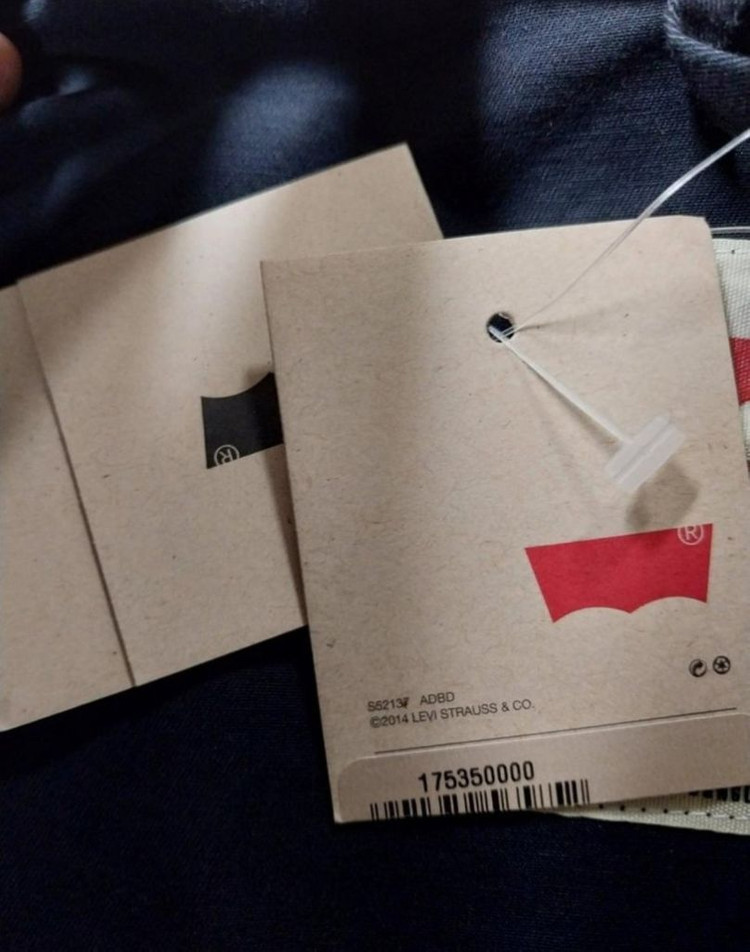 95)새상품)리바이스 코튼 후드 청자켓점퍼 이미지