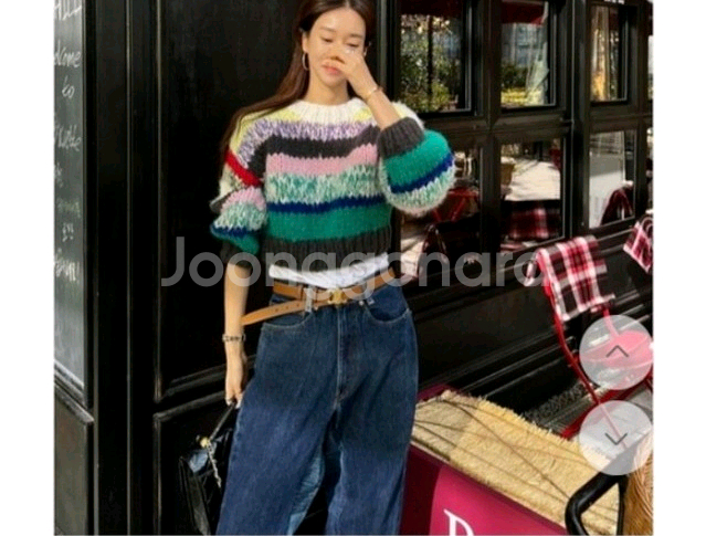 고걸 울소재 니트 스웨터--0