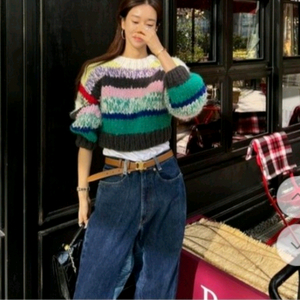 고걸 울소재 니트 스웨터