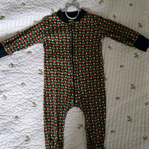 던스 블랙 미니 순무 집업수트 74