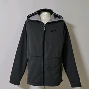100)나이키 프로 기모 그래이색상 후드 집업자켓