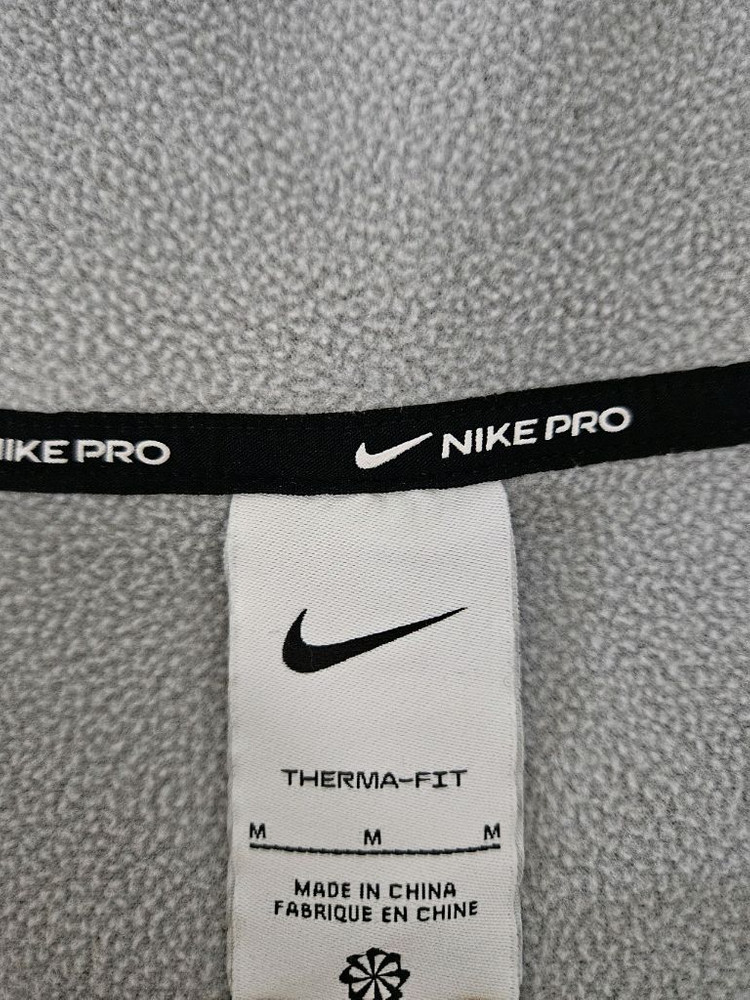 100)나이키 프로 기모 그래이색상 후드 집업자켓--3