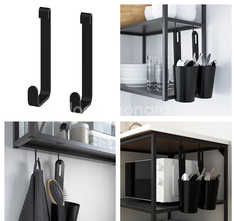 이케아 엔헤트 후크 앤트러싸이트 10개 새제품 6x24mm IKEA ENHET--2