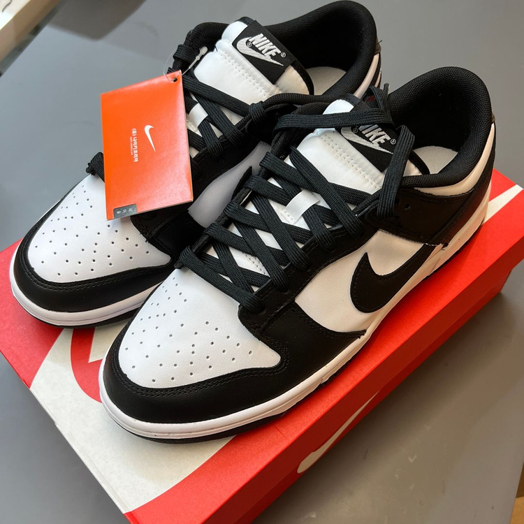 나이키 덩크 로우 레트로 블랙 범고래 275 사이즈 새제품 팝니다. Nike DD1391-100 이미지