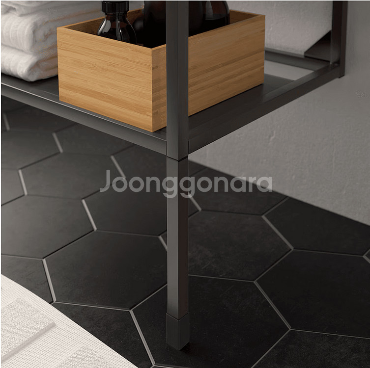 이케아 엔헤트 프레임 다리 23.5 cm 앤트러싸이트 8개 IKEA ENHET--1