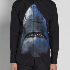 지방시 / 샤크 셔츠 블랙 새상품 / 40