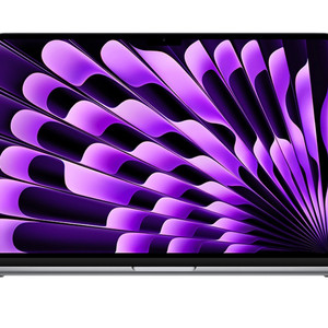 (새거급)맥북 에어 M3 15인치 스페이스그레이 16GB/512GB 사이클 2회 팝니다(케이스, 받침대 드림) 이미지