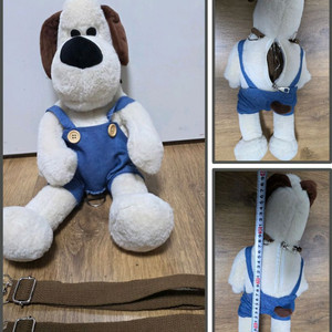 웰레스 그로밋 멜빵 백팩 인형 [40cm] 이미지