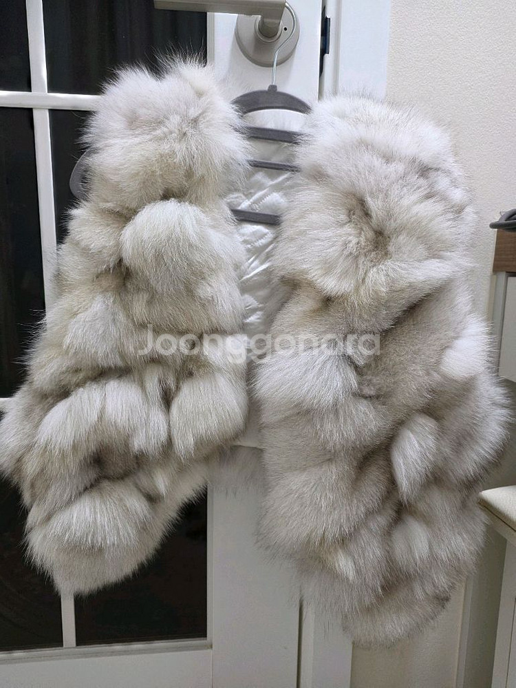 리얼 폭스 폼폼 베스트 조끼 새상품--2