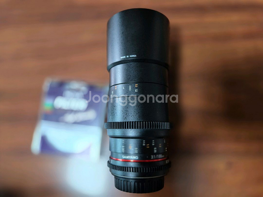 캐논용 삼양 vdsr 100mm t3.1--4