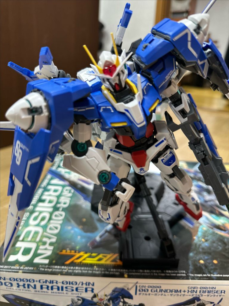 MG 더블오 잔라이저 가조립(데칼작업완료) 팝니다--2