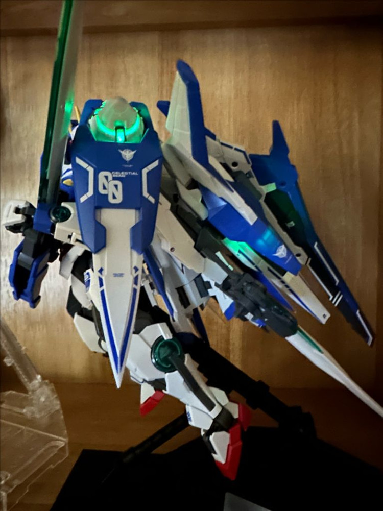 MG 더블오 잔라이저 가조립(데칼작업완료) 팝니다--6