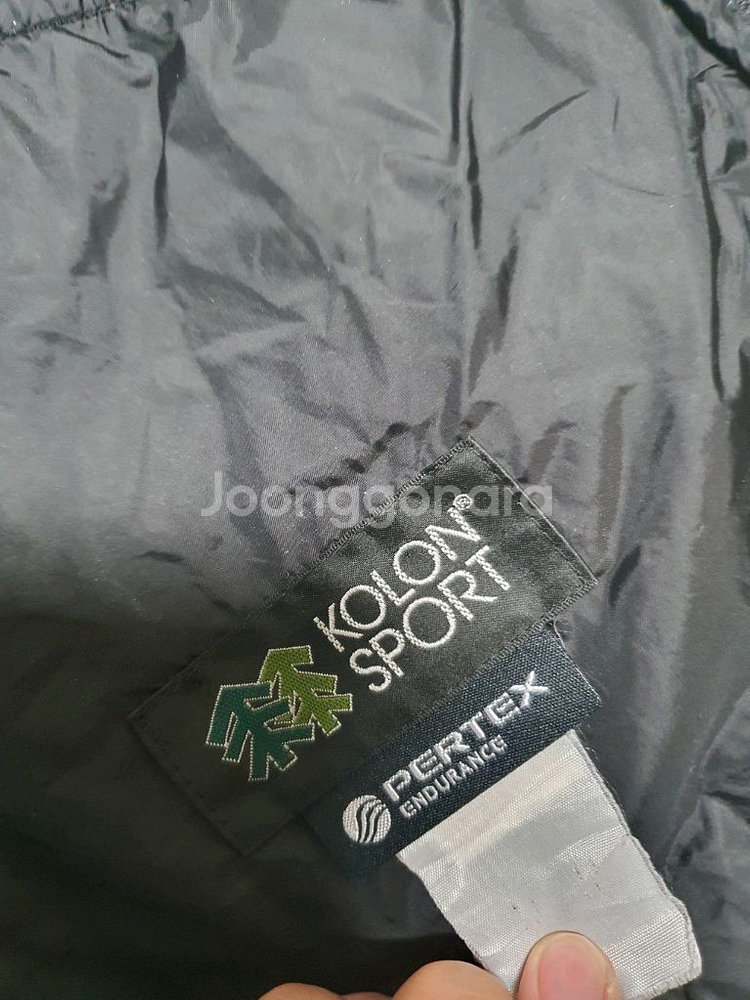 100 코오롱 800 경량 패딩 점퍼 남100사이즈 좋아요--5