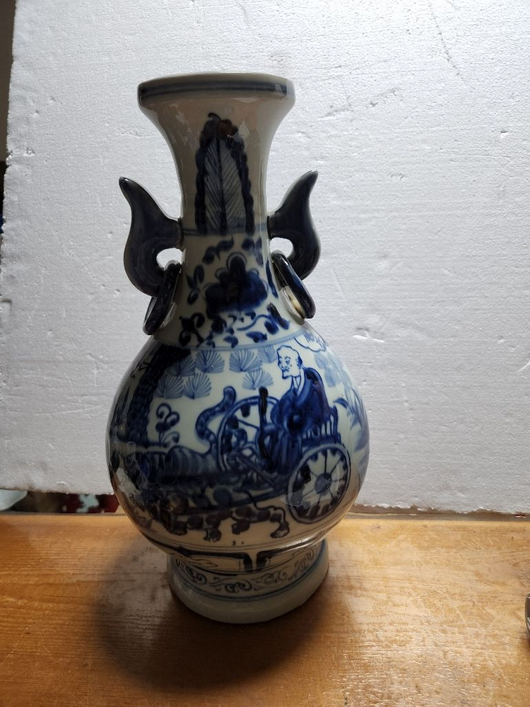 중국 고도자기 청화백자 귀알문 (눈물의 빅세일) 이미지