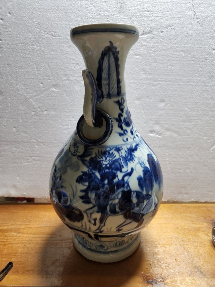 중국 고도자기 청화백자 귀알문 (눈물의 빅세일) 이미지