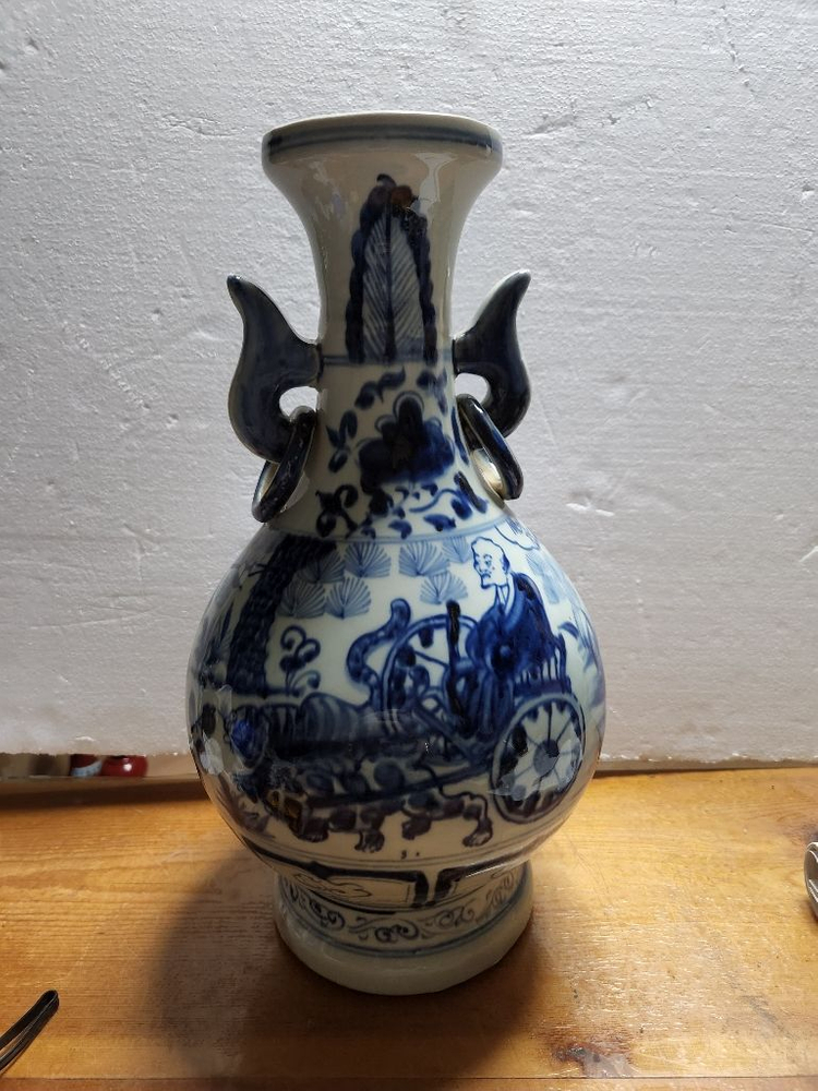 중국 고도자기 청화백자 귀알문 (눈물의 빅세일) 이미지