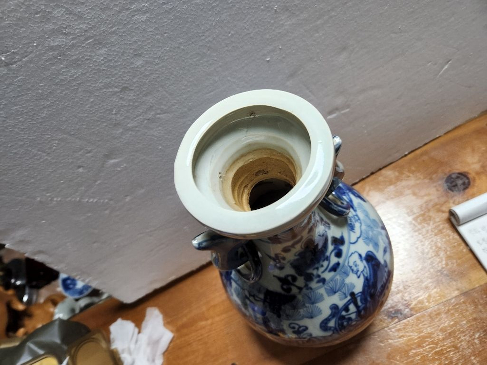 중국 고도자기 청화백자 귀알문 (눈물의 빅세일) 이미지