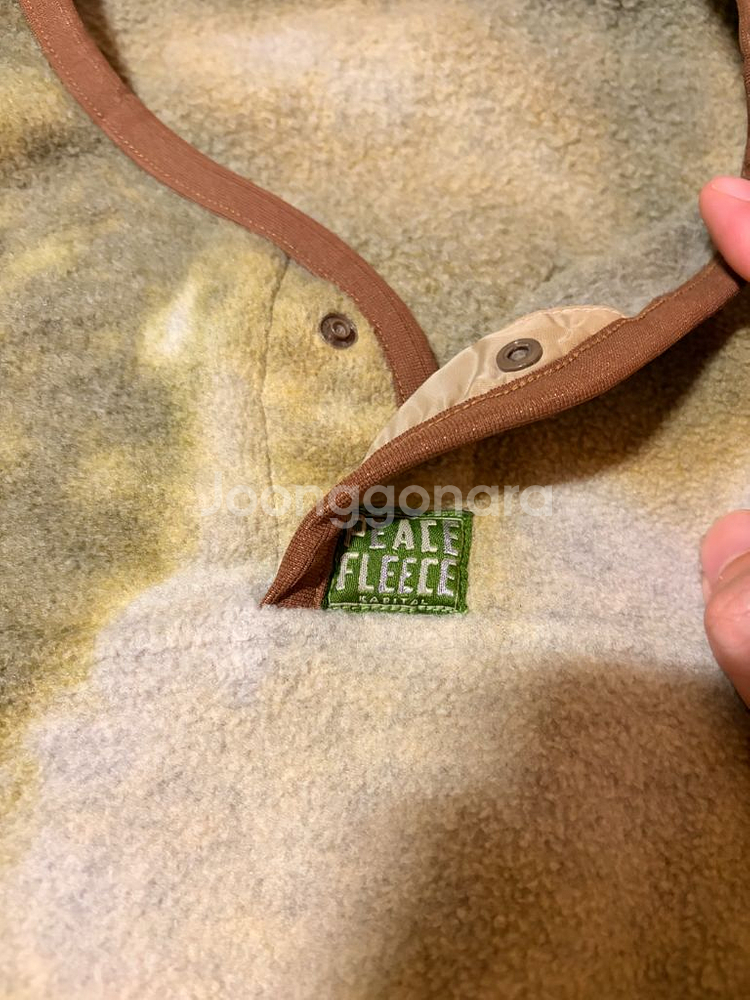 캐피탈 피스 플리스 2사이즈--6